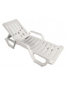 Chaise longue de piscine en polypropylène Joluce Malibu empilable STZ1040002