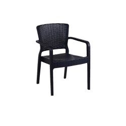 Fauteuil de terrasse en rotin synthétique SANTORINI brown 2