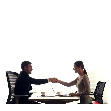 Chaise de bureau avec dossier en résille colorée 4 pieds sdi72002