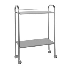 Mesa Carrito Metal y Madera Ecopostural fco4006001-Muebles para clínicas
