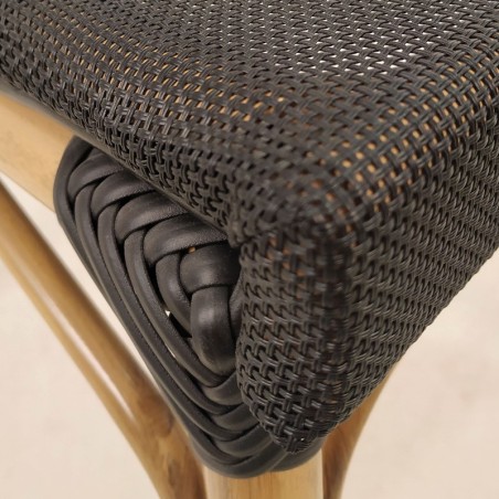 Aluminium and textilene terrace chair for restaurants sho2013006-Chairs terrace