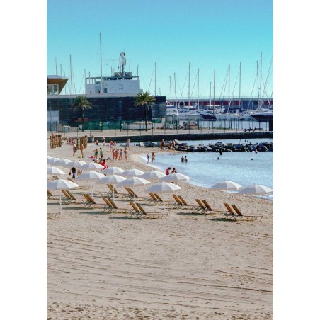 Parasol PLAYA profesional con pincho para clavar en arena pho2005044-Ombrelloni per terrazze