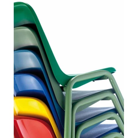 Silla escolar apilable desde infantil a adultos ses105007-Sillas escolares y sillas con pala