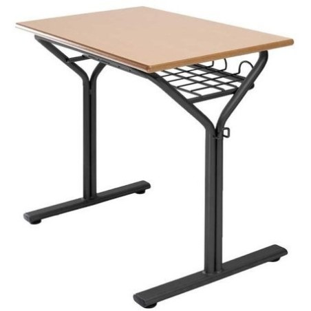 Bureau scolaire CLASSIC homologué UNE EN 1729 avec plusieurs tailles mes105016-Tables et bureaux d'école