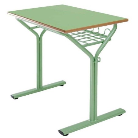 Pupitre escolar CLASSIC resistente con niveladores mes105016-Mesas escolares y pupitres
