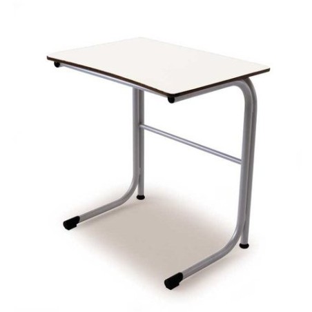 274 Sledge school desk with optional document rack mes105017-School tables and desks