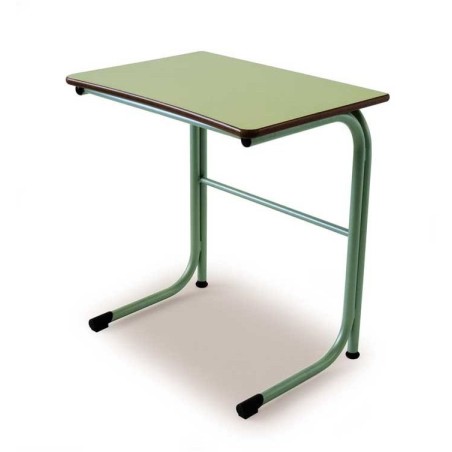 274 Sledge school desk with optional document rack mes105017-School tables and desks