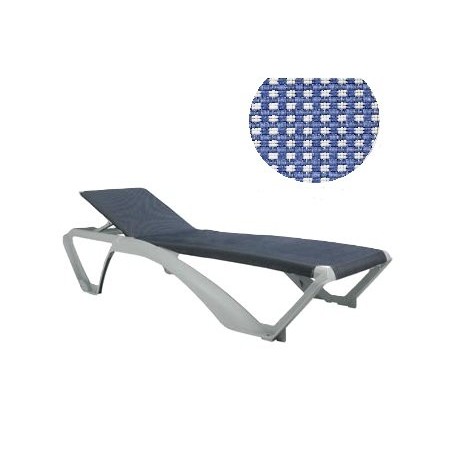 RESOL - Marina Stackable Textilene Sun Lounger for Pool sho1032054