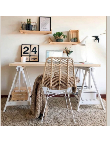 Calefacció regulables en alçada sobre fusta ergonòmic kme2016002