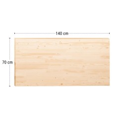Plateau en bois massif de... 2