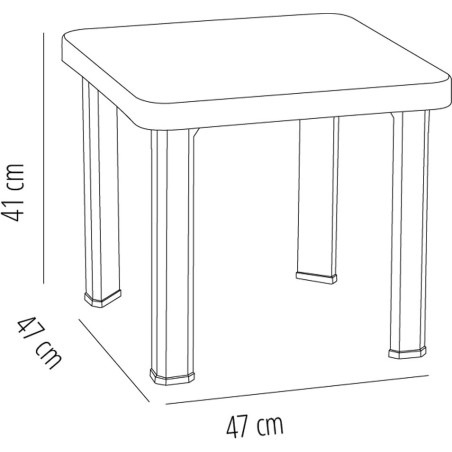 Set 2 lettini MASTER, tavolino ANDORRA e vano portaoggetti con coperchio e lucchetto – Garbar