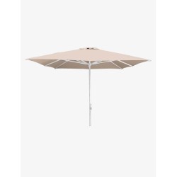 3.5x3.5m Parasol de aluminio para hostelería HD crudo antracita 2
