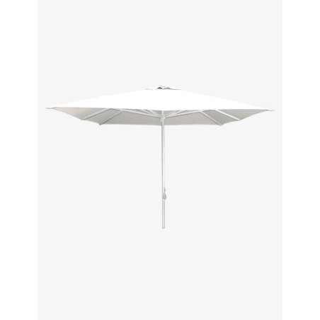 3.5x3.5m Parasol de aluminio para hostelería HD blanco