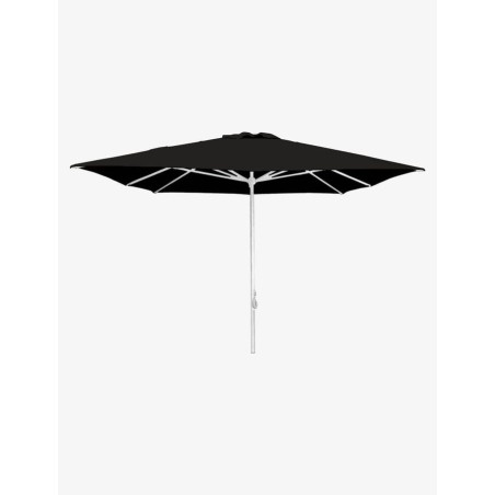 3.5x3.5m Parasol de aluminio para hostelería HD antracita blanco