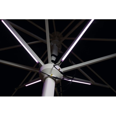 Bandes lumineuses LED pour parasol d'accueil pho2005038