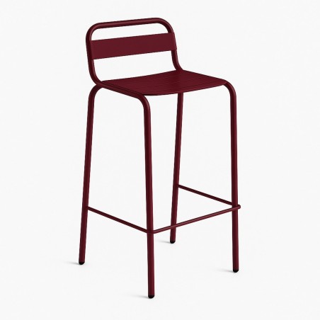 Barceloneta Aluminum stackable outdoor stool Barceloneta sho1045009Stools for bar and terrace