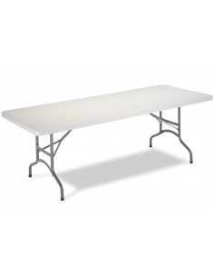Mesa 200cm polietileno eventos catering pés dobráveis mpl1092010