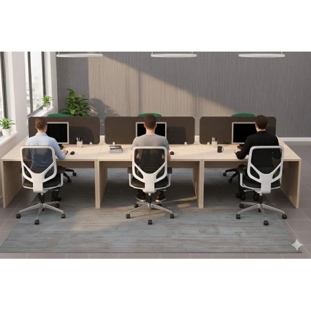 Mesa de escritório de madeira QUO mop1101015