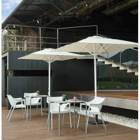 Ombrellone quadrato in alluminio 3x3m CORSICA de GARBAR pho1032015
