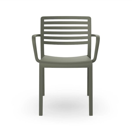 RESOL - Cadeira empilhável com braços para terraço sho1032004