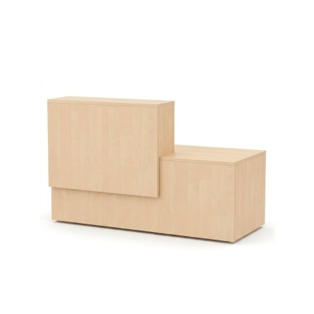 Mostrador de oficina recto madera QUO Arce mop1101024