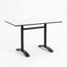 Aluminium Patio Table ROMA 120x80 cm mho2036031-Terrace outdoor tables