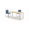 Mesa modular para reuniones y salas de conferencia Arce aluminio