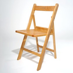 Cadira plegable de fusta de... 2