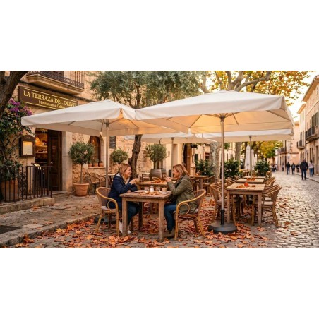 EZPELETA - Ombrellone quadrato in alluminio 2,5x2,5 m pho1104029