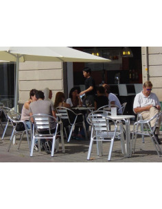 Mesas de esplanada Mesa de bar, terraço para alumínio e werzalit GARBAR mho1032014 2