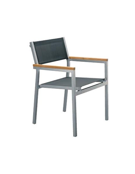 Butaca apilable d'alumini Cubic de GARBAR sho1032046