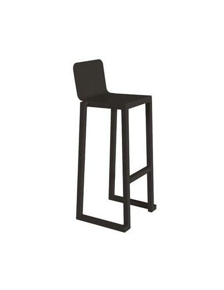 Sgabelli de bar-Sgabello in aluminio impilabile Barcino RESOL sta1032054