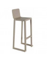 Tabourets de bar-Tabouret empilable en aluminum Barcino Resol sta1032054