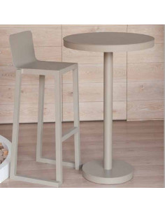 Taburetes de Bar-Taburete de aluminio apilable Barcino Resol sta1032054 2