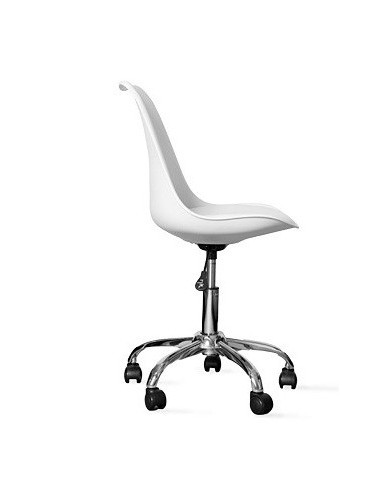 Chaise scandinavia pivotante sho887003 blanc