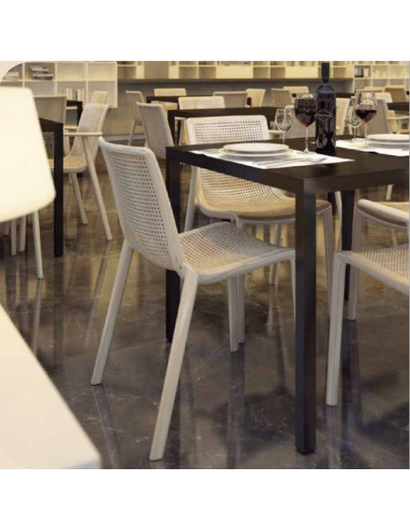 Taula de bar apilable Barcino Resol mho1032036  Taules d'exterior