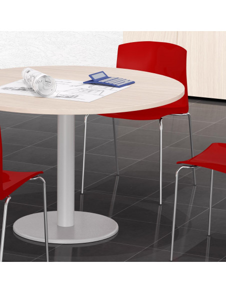 Table de réunion ronde de100cm et 120cm 