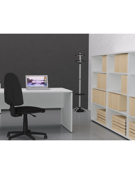 Armadio libreria con 3 ripiani aca1101004 grigio