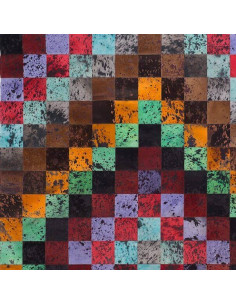 Tapis en cuior BLOCKS CARVING coal1153001 2