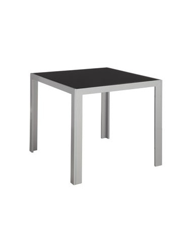 CUBIC 80cm square aluminum table GARBAR mho1032048  Terrace outdoor tables