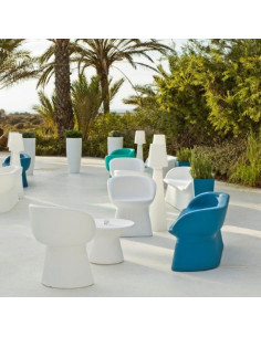 Tavolino con luce mho1146002 colore bianco. Luce blnaca o led (colori facoltativi 2