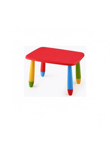 Big rectangular children's table cpu2005001 red