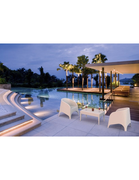 Tavolino Tabella di terrazza ausiliario Miami IPANEMA di SIESTA mho1032017