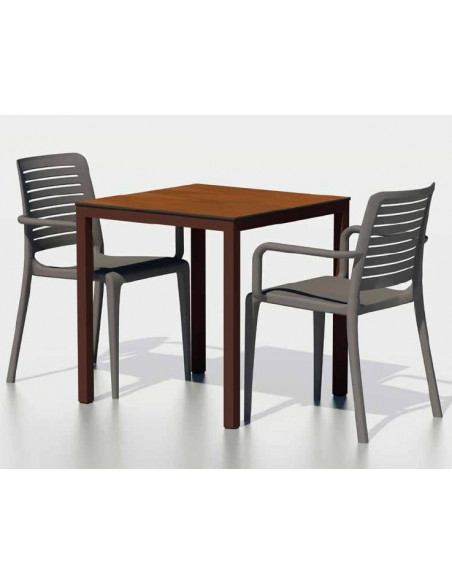 Sedia PARCO impilabile sho1104008 colore visone