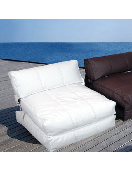 Puf chill out convertible en tumbona sho2005001 blanco