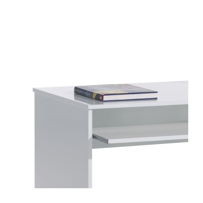 Scrivania Piccola 80 Cm Con 2 Cassetti In Tessuto | Tavolo Studio Nero Per Camera Da Letto E Ufficio
