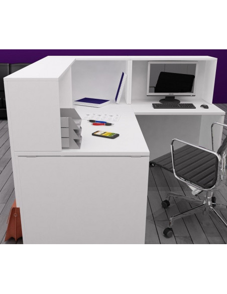 Scrivania da ufficio in legno QUO mop1101020
