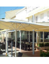 Parasol aluminum avec manivelle 4x 4 metres pour CHR pho2005006