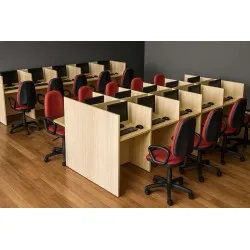 Call center oficina fusta mop1101030 doble