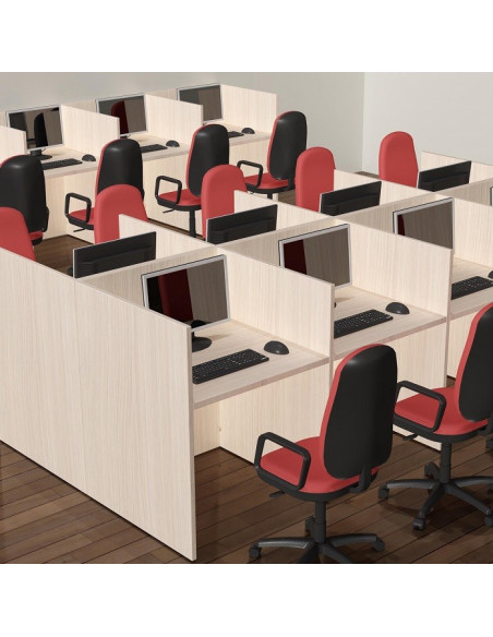 Call center oficina fusta mop1101030 doble